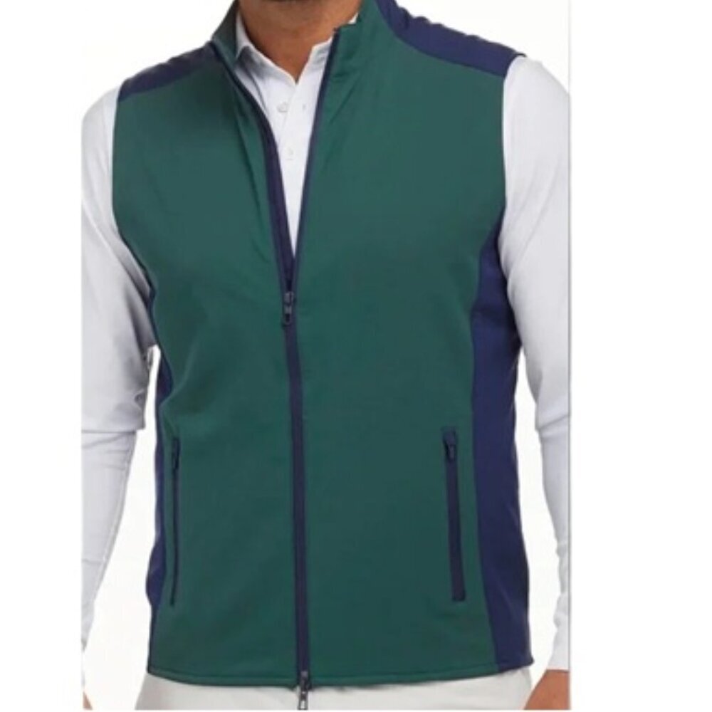 NWT Holderness & Bourne Men's The Hayes Vest Sunset Size Small